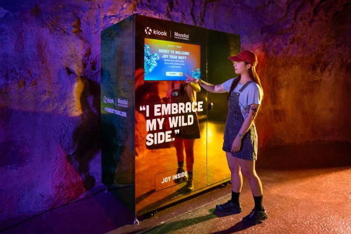 Klook Joy Dispenser (Source: Klook Singapore)