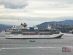 Cruiseliners sailing into Canada Place Cruise Centre in Vancouver, Canada. 