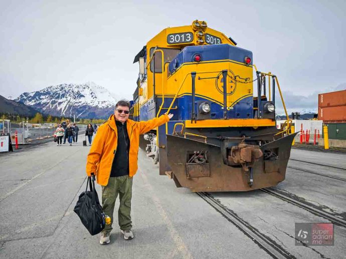 The Alaska Railroad at Seaward, Alaska on 16 May 2025