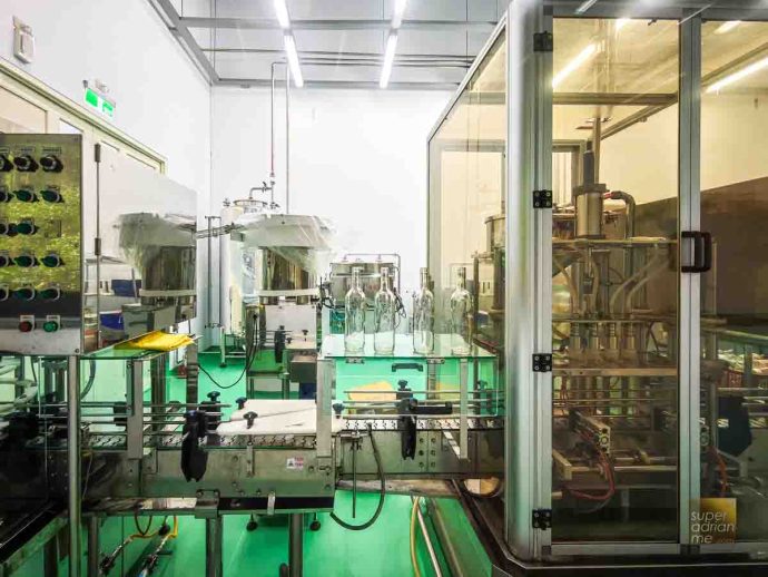 Factory tour at Cang Jiu Winery in Yilan, Taiwan