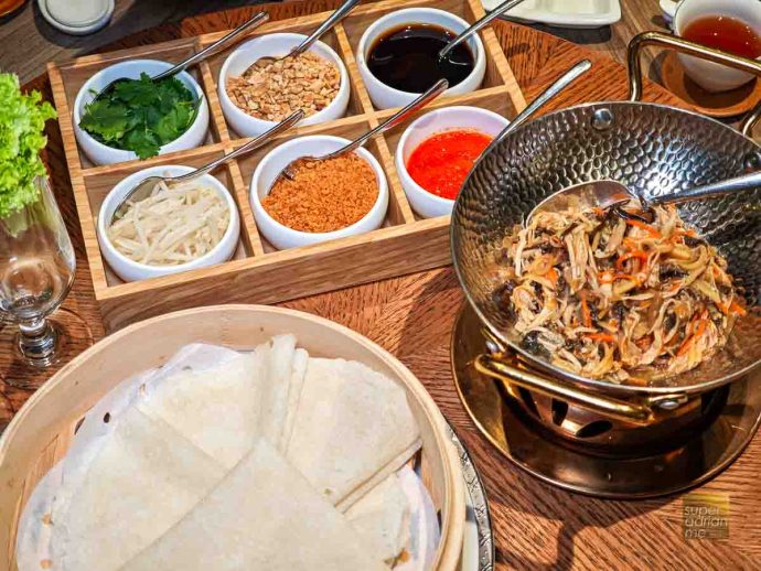 DINE - Sichuan Dou Hua x Yang Ming Springx Nishikane August 2025 -200722 | SUPERADRIANME.com Homemade 'Popiah' with Assorted Mushrooms and Fresh Taiwanese Bamboo Shoot