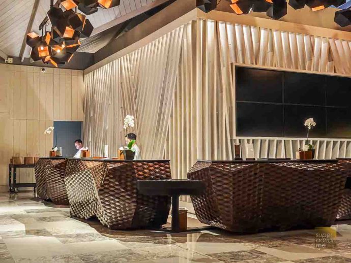 Check In Counters at Lobby in AYANA Komodo Waecicu Beach | SUPERADRIANME.com Check In Counters at Lobby in AYANA Komodo Waecicu Beach${2} class=