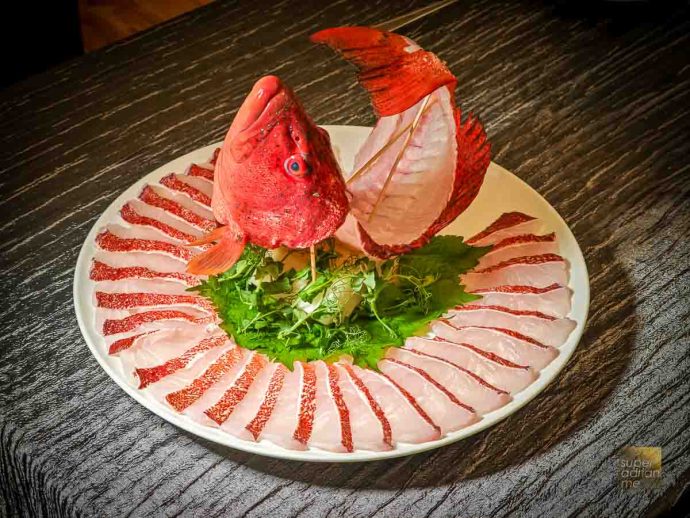 Poached Red Grouper Fillet