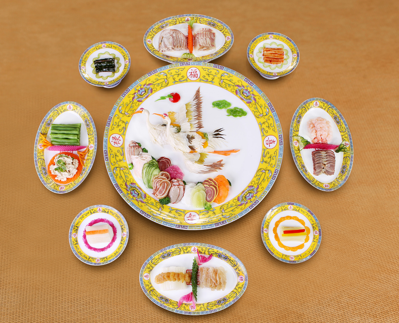 Manchu-Han Imperial Feast at Man Fu Yuan -Main Cold Plate - 瑞气