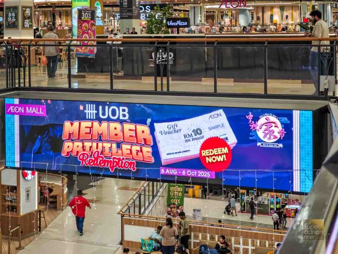 UOB Member Privilege Redemption at AEON Mall Tebrau in JB -135104 | SUPERADRIANME.com UOB Member Privilege Redemption at AEON Mall Tebrau in JB