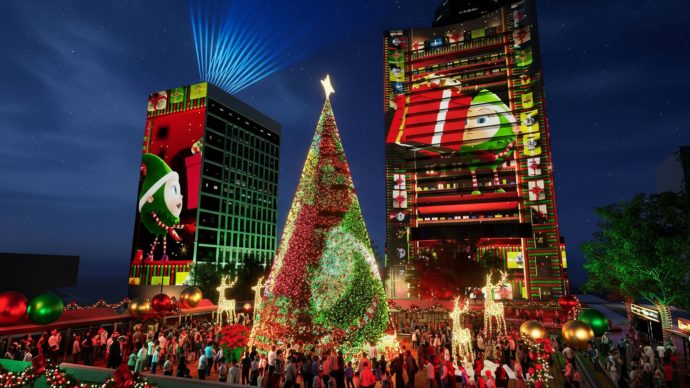 Immersive Light Show in Central_1 | SUPERADRIANME.com Winter Wonderland in Central