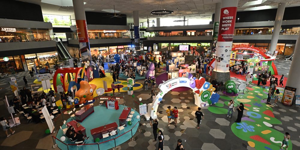 Photo 8 | SUPERADRIANME.com Shaping Hearts – ARTfully Able 2025 exhibition at Nexus, Punggol Digital District. (North East CDC photo)