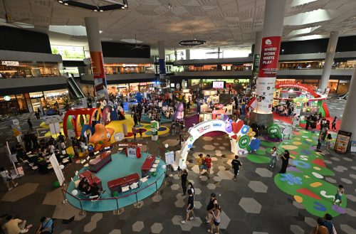 Shaping Hearts – ARTfully Able 2025 exhibition at Nexus, Punggol Digital District. (North East CDC photo)