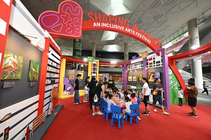 Photo 7 | SUPERADRIANME.com Shaping Hearts – ARTfully Able 2025 exhibition at Nexus, Punggol Digital District. (North East CDC photo)