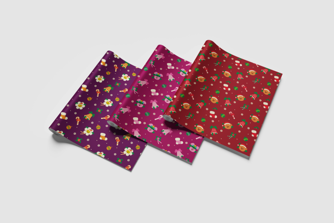 GWP 1 Hotel Keycard - Gift Wrapping Paper Mockup | SUPERADRIANME.com