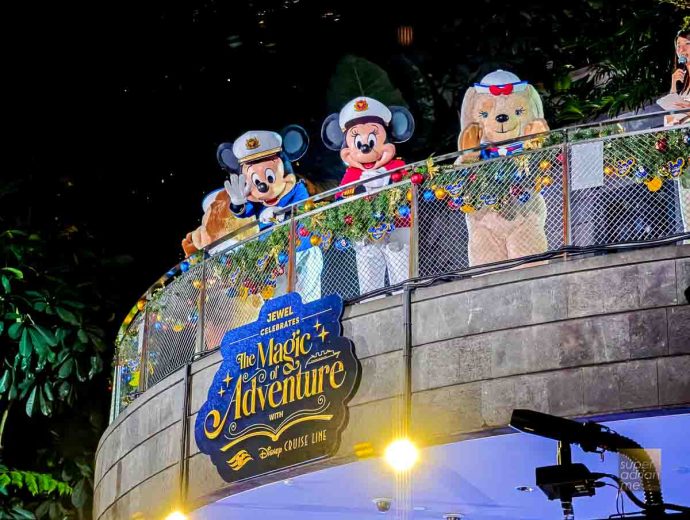 Disney Cruise Line in Jewel and Changi Airport December 2025