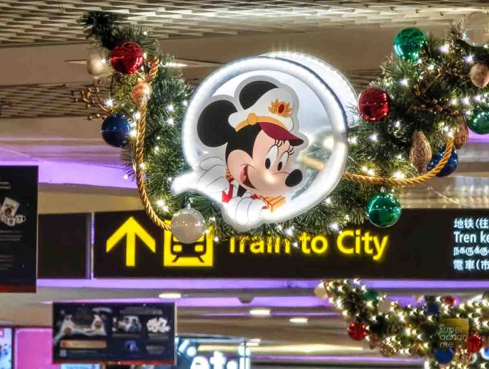 Disney Cruise Line in Jewel and Changi Airport December 2025