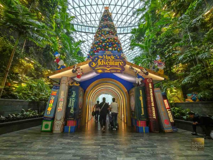 Disney Cruise Line in Jewel and Changi Airport December 2025