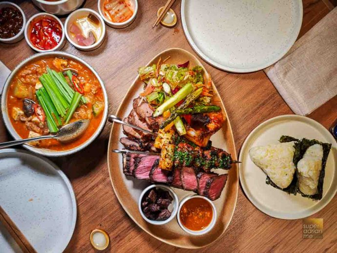 The One-of-Everything Feast and Gil's Family Stew with Seaweed Packed Rice