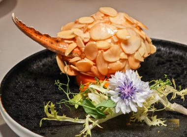 Shang Palace - Deep Fried Crab Claw with Shrimp Paste and Almond Piece
