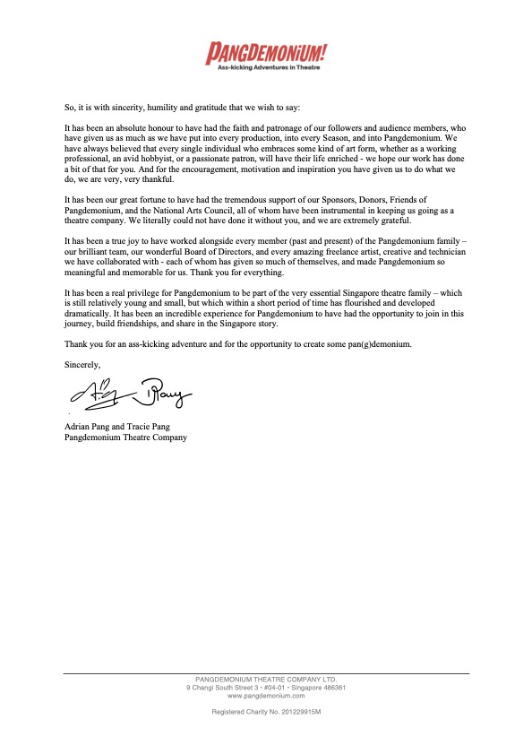 Pangdemonium Press Statement 2 | SUPERADRIANME.com