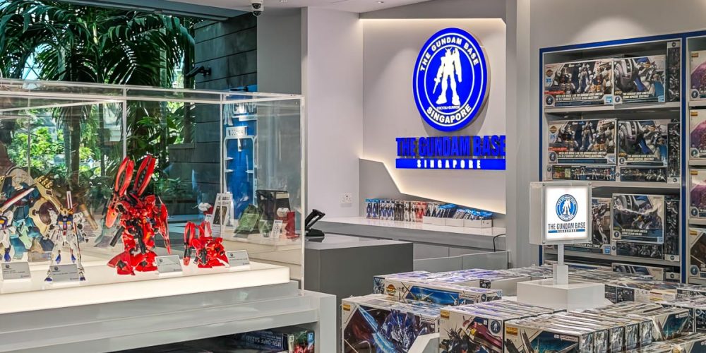 THE GUNDAM BASE SINGAPORE Launches at Jewel Changi Airport