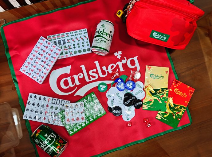 Win Carlsberg Mini Mahjong Set | SUPERADRIANME.com Win Carlsberg Mini Mahjong Set