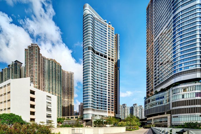 Hotel Exterior 3D_A_2MB | SUPERADRIANME.com The Royal Garden Kowloon East Facade (Rendering)