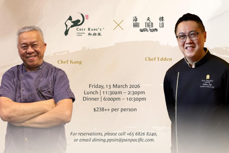 Chef Ang Song Kang and Hai Tien Lo’s Executive Chinese Chef Edden Yap Unite for a Four-hand Collaboration