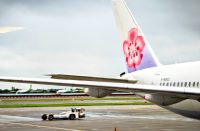 China Airlines Aircraft at Taipei Taoyuan Airport