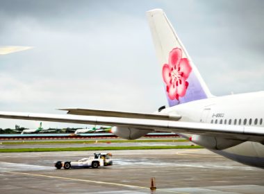 China Airlines Aircraft at Taipei Taoyuan Airport