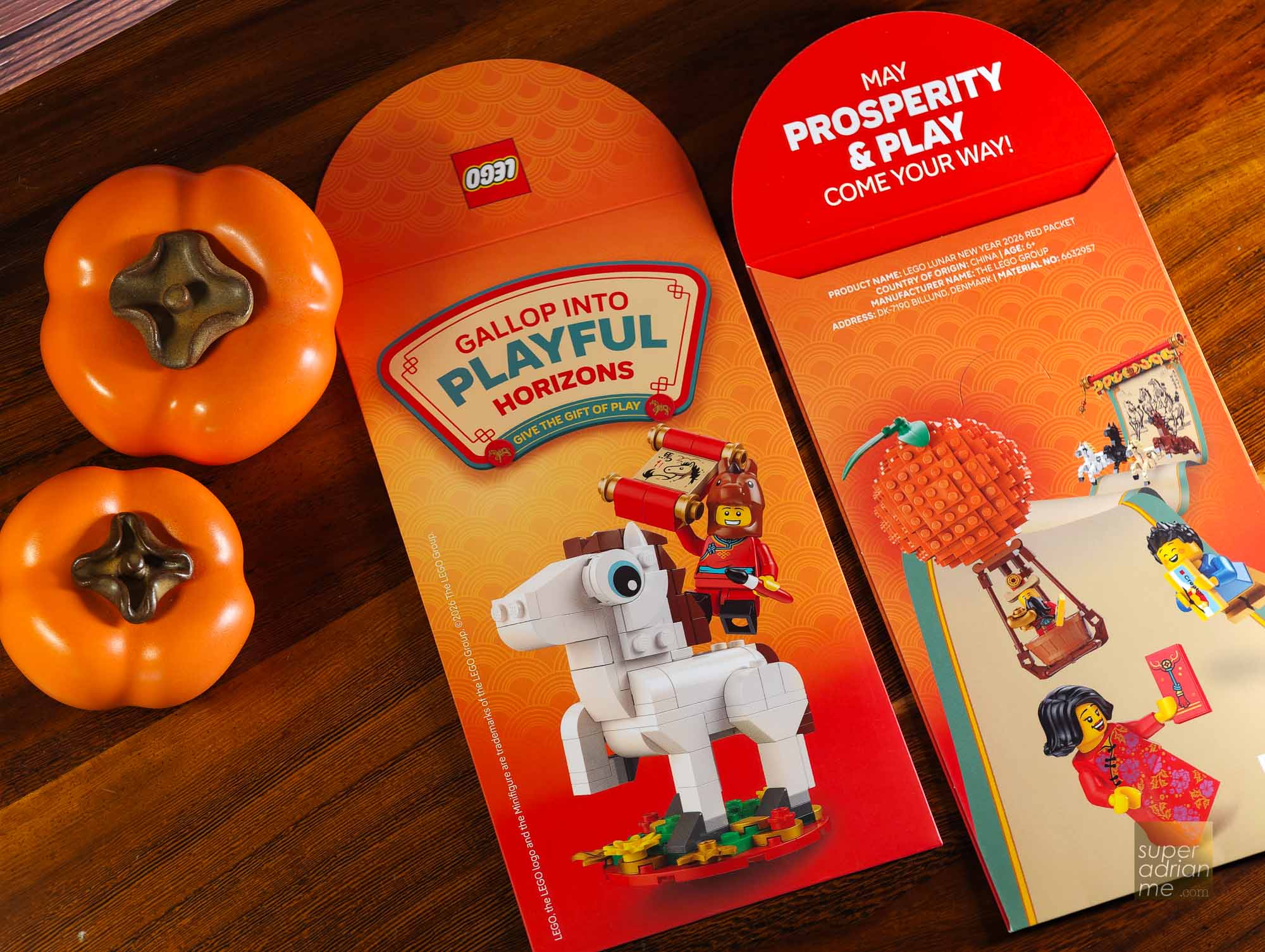 SUPERADRIANME - Chinese New Year 2026 Red Packets - -101153 - LEGO