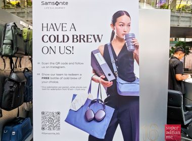 Samsonite Style-On-The-Go Pop Up March 2026 - Free Coffee