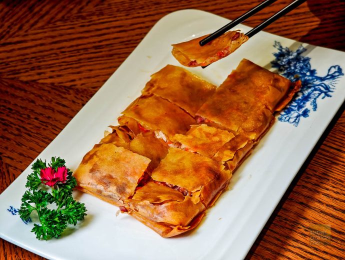 Si Chuan Dou Hua Top of the Plaza - Peking Duck Buffet 2026 - Deep-fried shredded duck spring roll