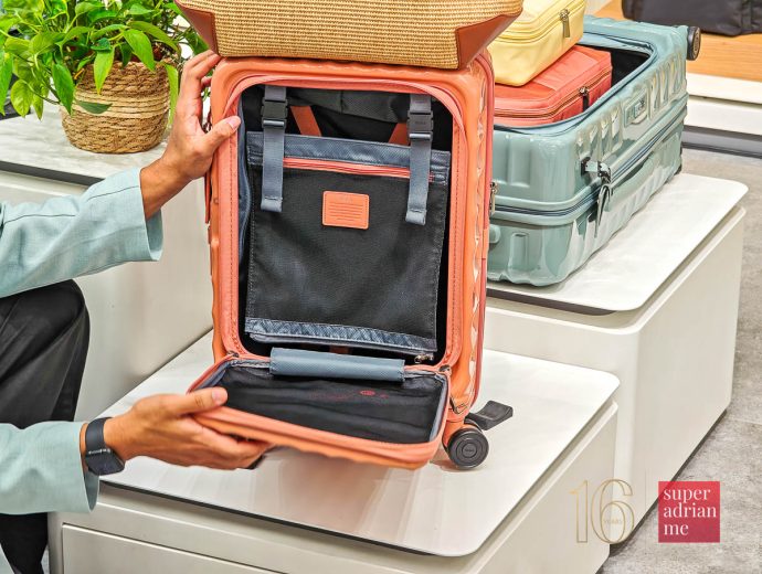 Tumi Spring 2026 Collection - Front Access Expandable Carry-On Pink Clay 19 Degree Front Access