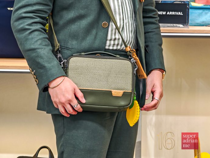 Tumi Spring 2026 Collection -Winsor Crossbody Olive Grove/Juniper Harrison