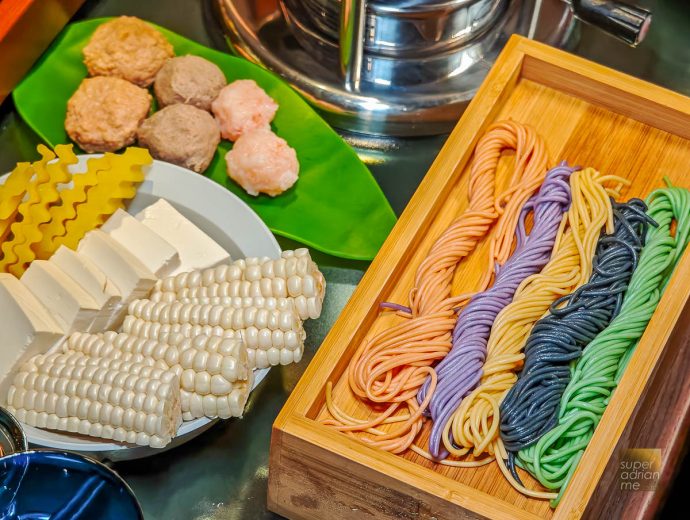 QUAN Hotpot at Resorts World Sentosa - Soybean and Root Vergetables, Noodles and House-made delicacies-195322 | SUPERADRIANME.com Soybean and Root Vergetables, Noodles and House-made delicacies