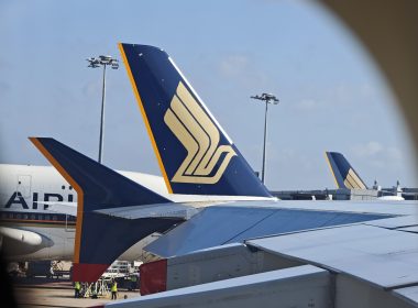 Singapore Airlines aircraft at Changi Airport
