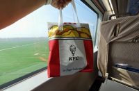 Ordering KFC on a high speed rail ride in China