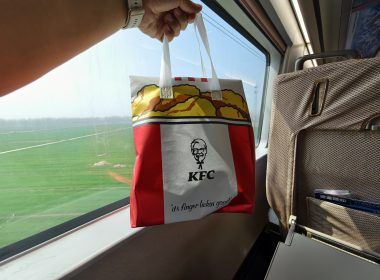 Ordering KFC on a high speed rail ride in China