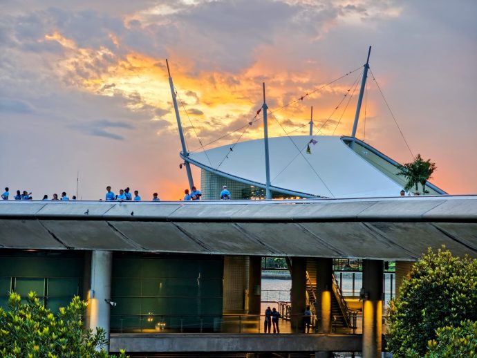 Sunrise on 7 June 2026 at the Skechers Friendship Walk and Run 2026 at Marina Barrage in Singapore