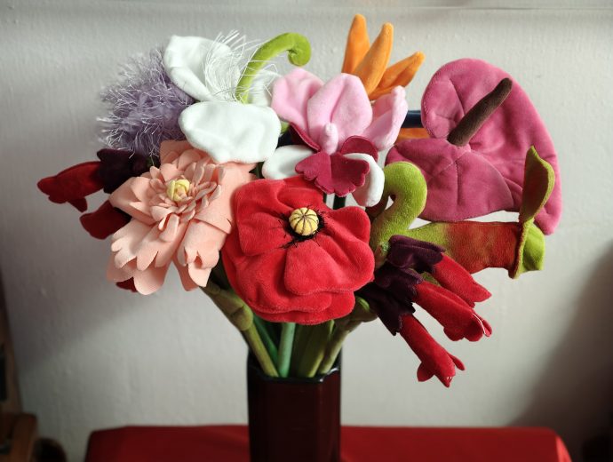 Team SUPERADRIANME's Floral bouquet from Cj Hendry's Flower Market in Singapore