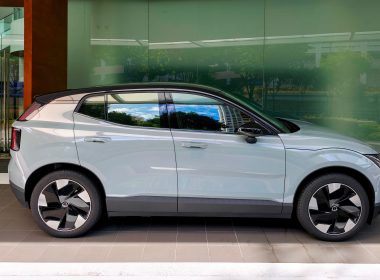 Volvo EX30 at Wearnes Automotive Volvo showroom
