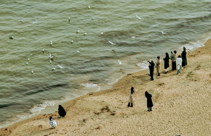Qinhuangdao beach during spring. Photo taken 25 March 2026
