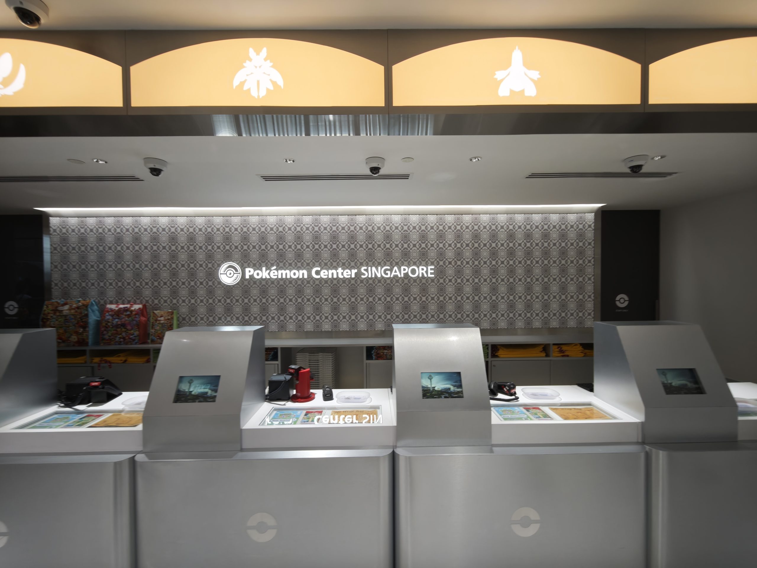 Cashiers at Pokémon Centre SINGAPORE