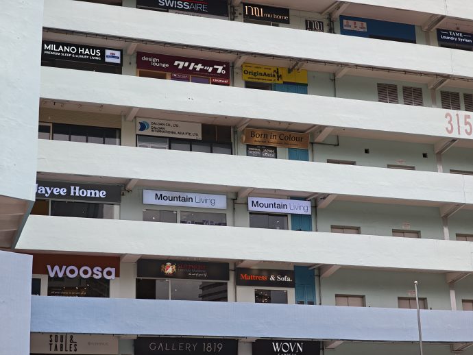 Furniture and Bedding tenants at Tan Boon Liat Building