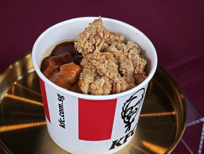 KFC Curry x Sambal Macaroni Bowl