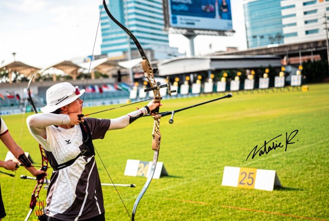 Singapore youth archer Natalie Ruzsicska