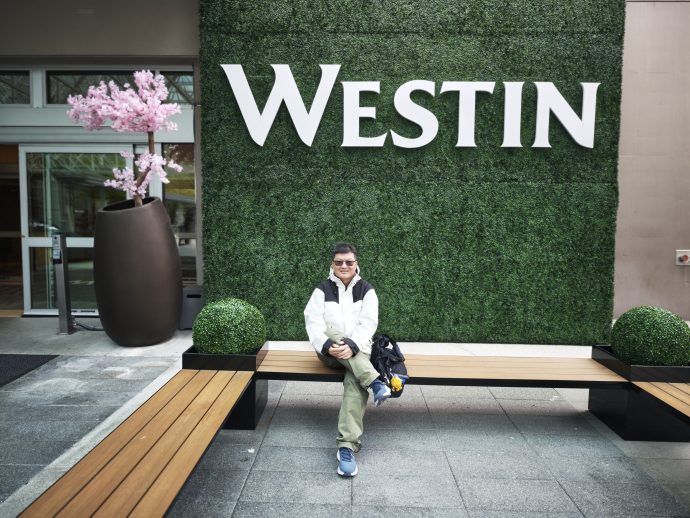 Adrian Eugene Seet, Editor of SUPERADRIANME.com at The Westin Bayshore in May 2025 Vancouver