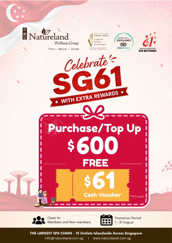 Natureland SG61 Bonus Cash Voucher | SUPERADRIANME.com Natureland SG61 Bonus Cash Voucher