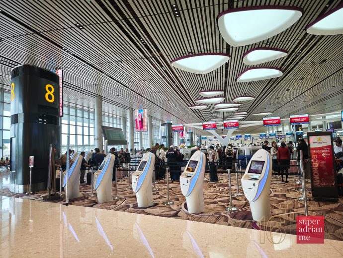 SUPERADRIANME - SUN PHUQUOC AIRWAYS - SINPQC Inaugural 25 July 2026-124354 | SUPERADRIANME.com Sun PhuQuoc Airways Check In counter row 8 at Changi Airport Terminal 4